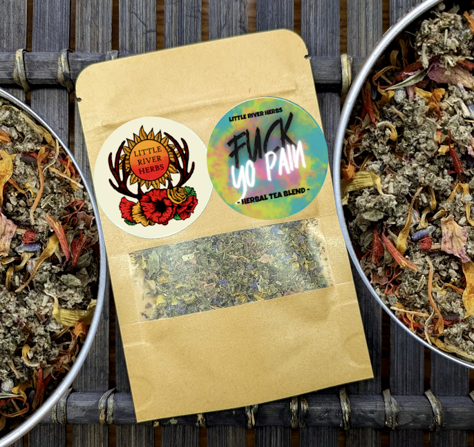 Premium Mullein Based Herbal Tea Blends With Blue Lotus Flower Petals - 13 Flavors To Choose From
