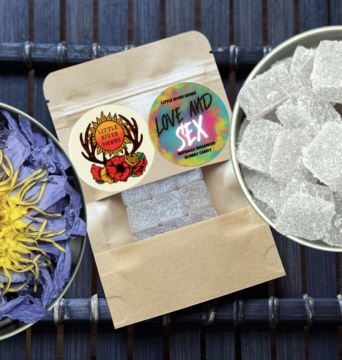 Mullein Based Herbal Botanical Gummy Fruit Chews With Blue Lotus Extract - 5 Flavors To Choose From