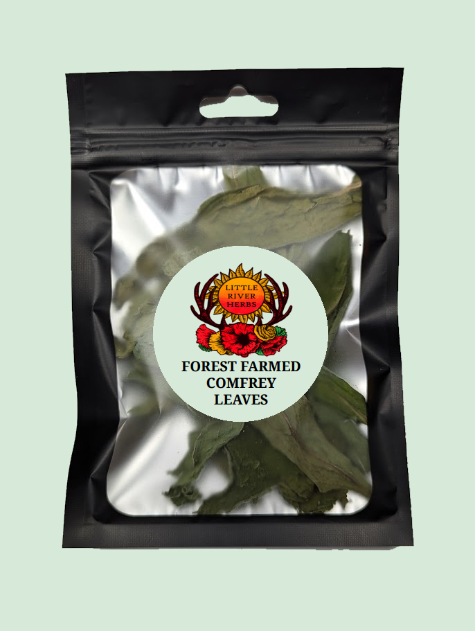 Comfrey Leaves - Premium Air Dried - Produced in Oregon by Little River Herbs