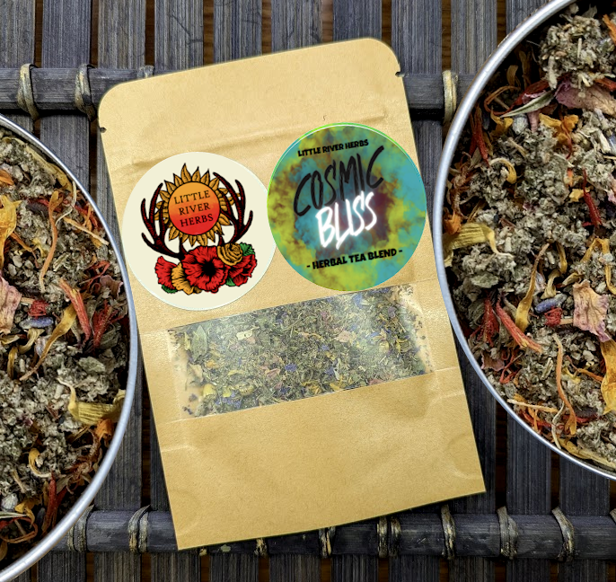 Premium Mullein Based Herbal Tea Blends With Blue Lotus Flower Petals - 13 Flavors To Choose From