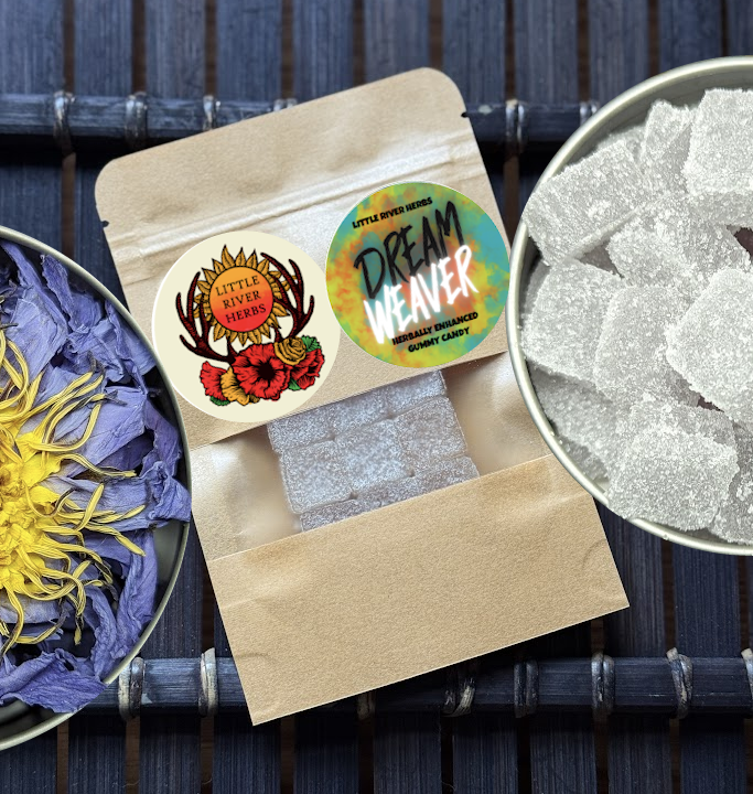 Mullein Based Herbal Botanical Gummy Fruit Chews With Blue Lotus Extract - 5 Flavors To Choose From