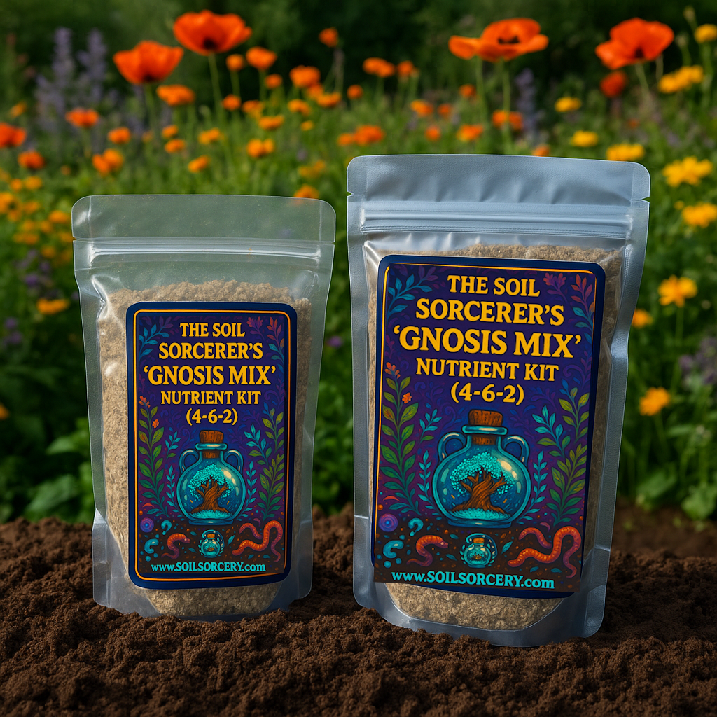 The Soil Sorcerer's "Gnosis Mix" All-In-One Calcium-Based Organic Soil Nutrient Kit - SHIPS FREE