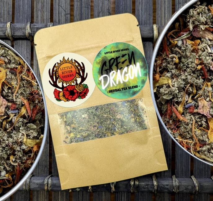 Premium Mullein Based Herbal Tea Blends With Blue Lotus Flower Petals - 13 Flavors To Choose From