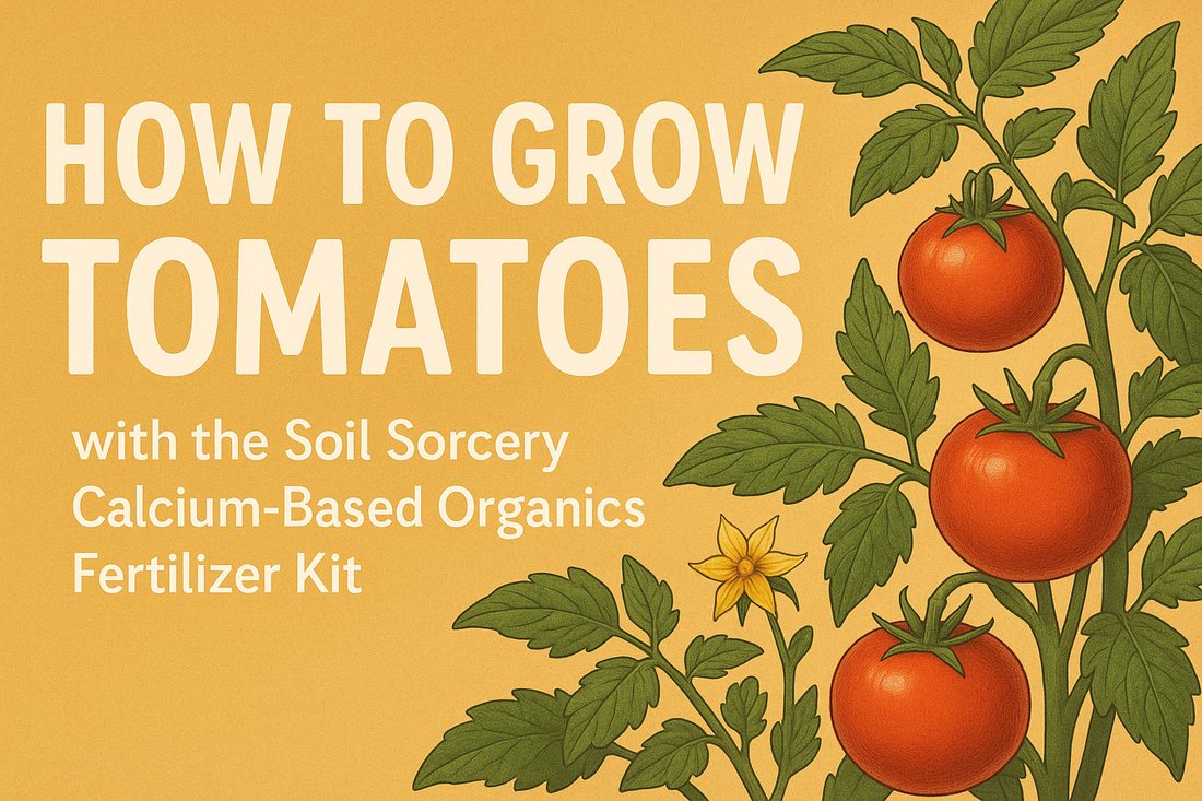 How to Grow Juicy, Highly Mineralized Tomatoes with the Soil Sorcery Calcium-Based Organics Fertilizer Kit
