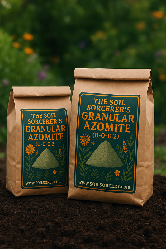 The Soil Sorcerer’s Certified Organic Granular Azomite - SHIPS FREE