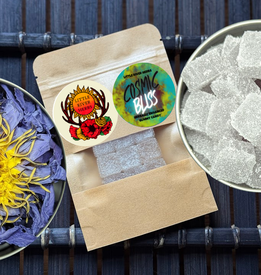 Mullein Based Herbal Botanical Gummy Fruit Chews With Blue Lotus Extract - 5 Flavors To Choose From