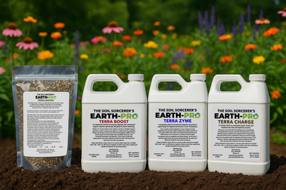 The Soil Sorcerer's Earth-Pro Terra Combo Pack — Complete Living Soil System - SHIPS FREE