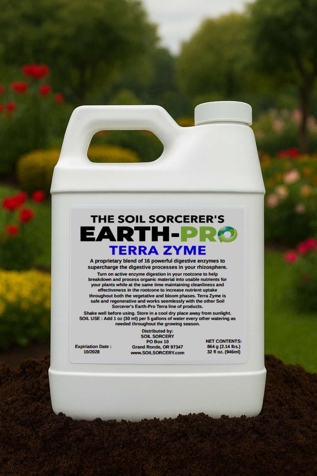 The Soil Sorcerer's Earth-Pro Terra Zyme — Enzymatic Soil Activator - SHIPS FREE!