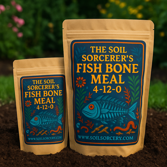 The Soil Sorcerer’s Fish Bone Meal Soil Amendment