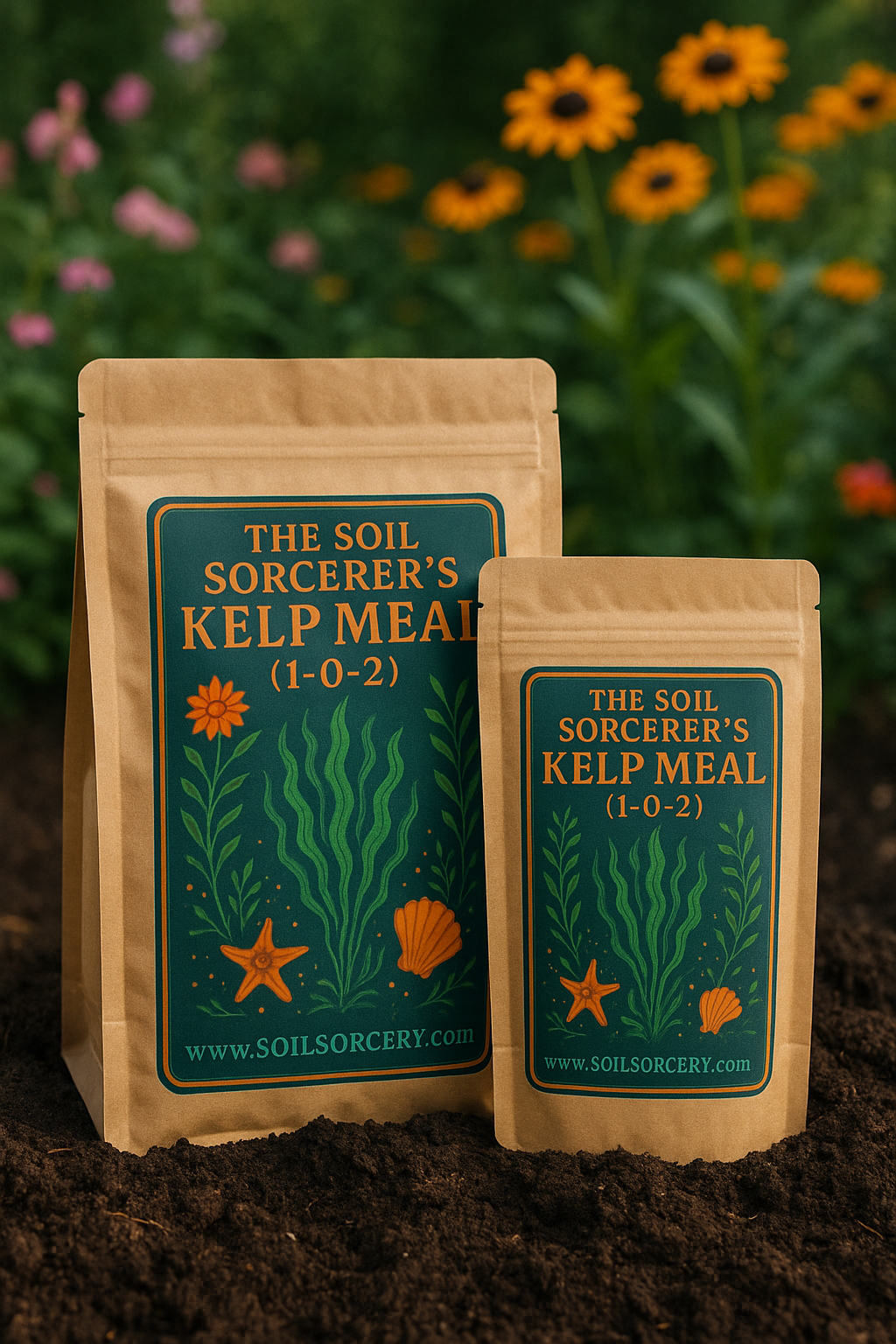 The Soil Sorcerer’s Certified Organic Kelp Meal - SHIPS FREE