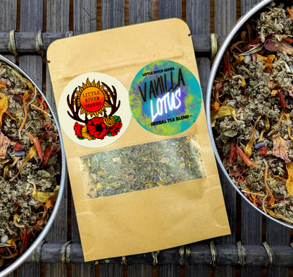 Premium Mullein Based Herbal Tea Blends With Blue Lotus Flower Petals - 13 Flavors To Choose From
